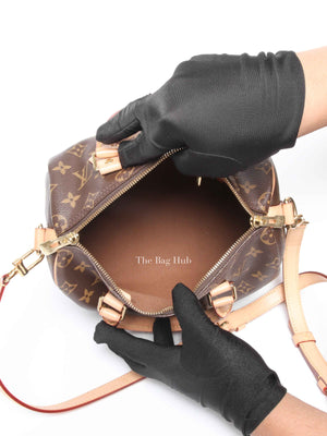 Louis Vuitton Brown Monogram Canvas Speedy Bandouliere 25 Bag