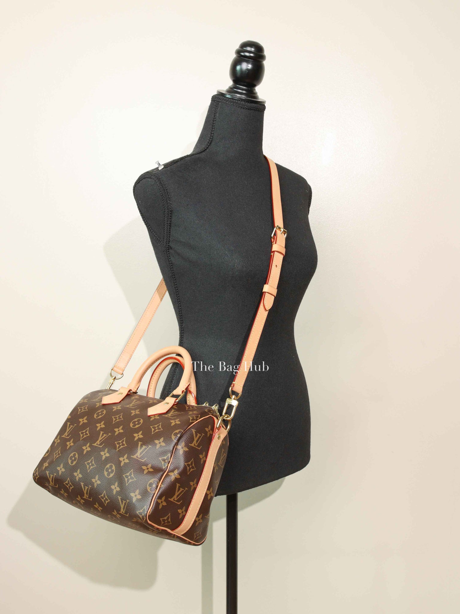 Louis Vuitton Brown Monogram Canvas Speedy Bandouliere 25 Bag
