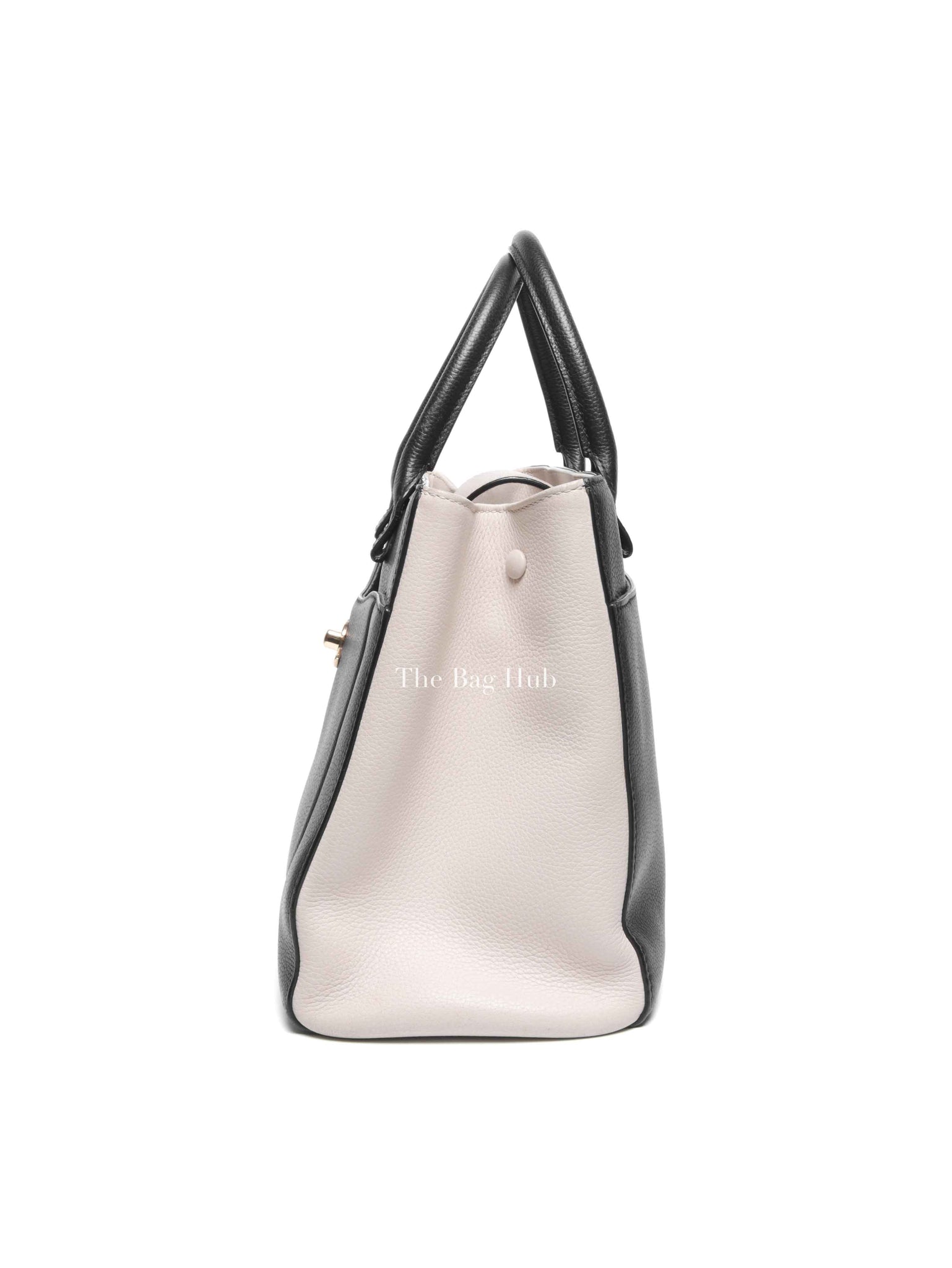 Chanel Black/Beige Grained Calfskin Small Neo Executive Shopper Tote Bag GHW