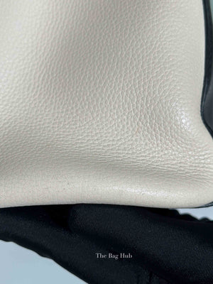 Chanel Black/Beige Grained Calfskin Small Neo Executive Shopper Tote Bag GHW