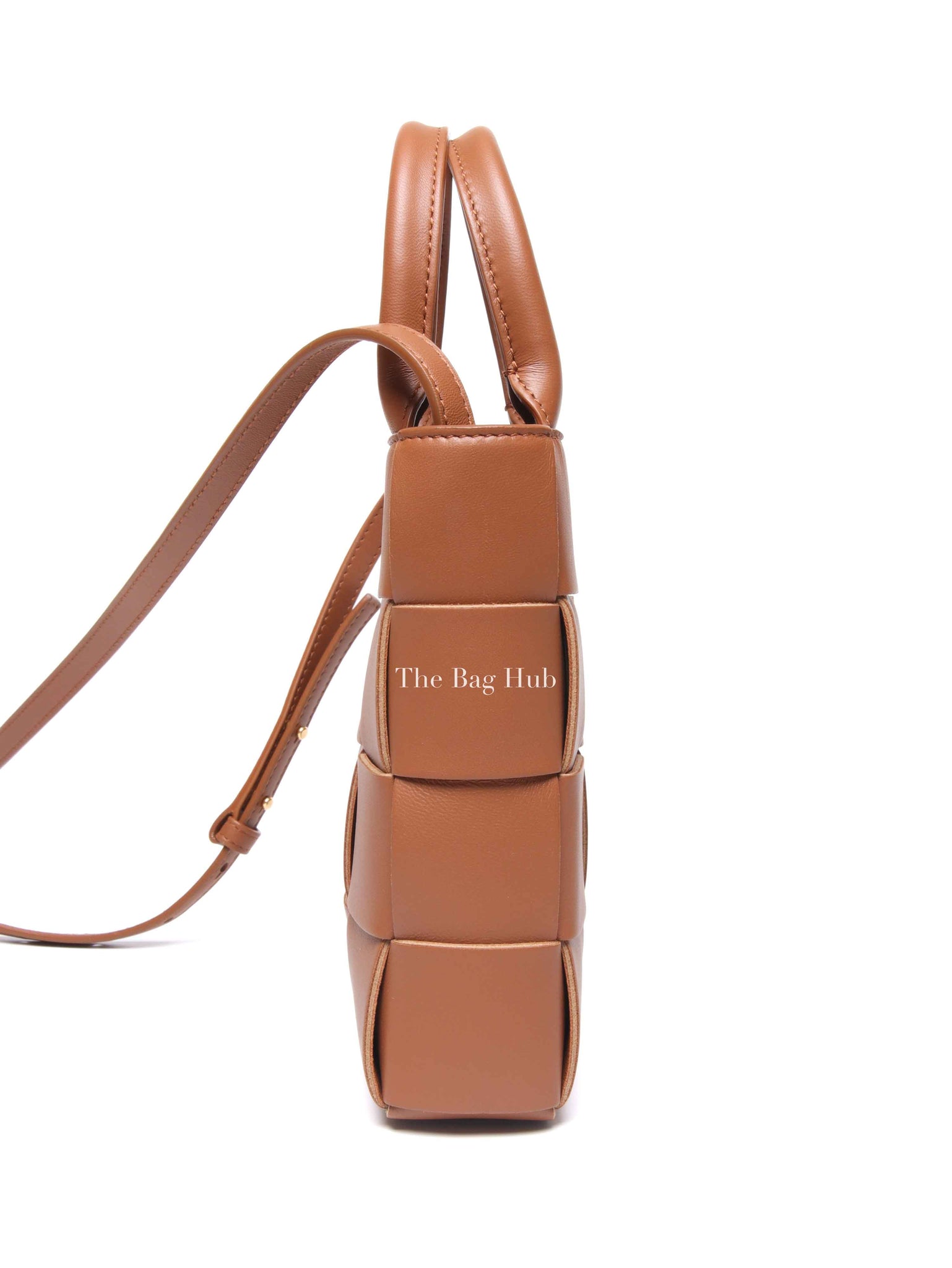 Bottega Veneta Brown Intrecciato Leather Mini Cassette Tote Bag