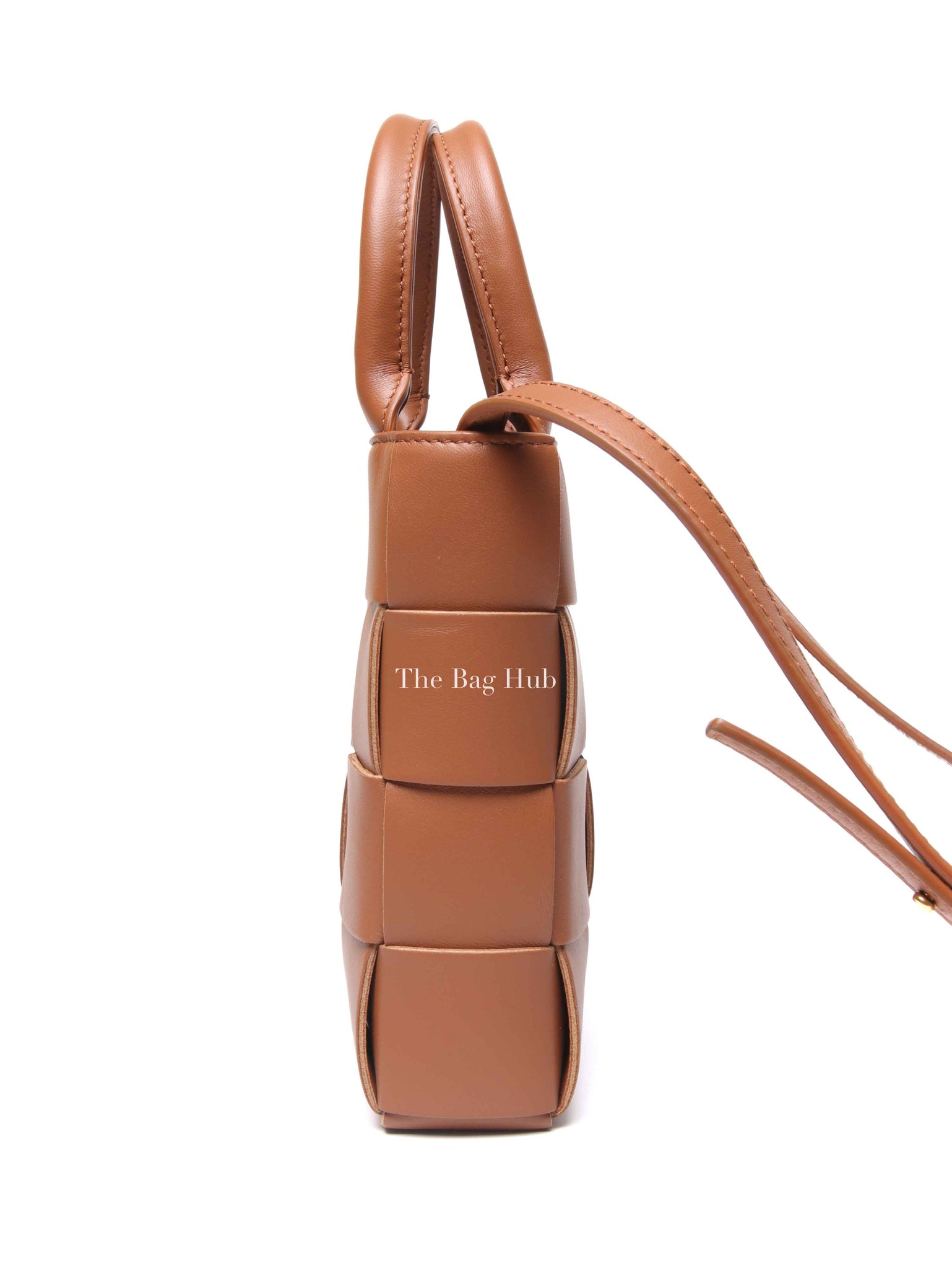 Bottega Veneta Brown Intrecciato Leather Mini Cassette Tote Bag