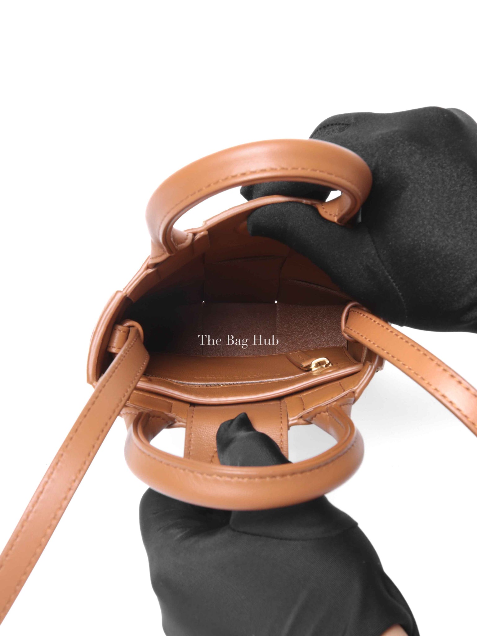 Bottega Veneta Brown Intrecciato Leather Mini Cassette Tote Bag