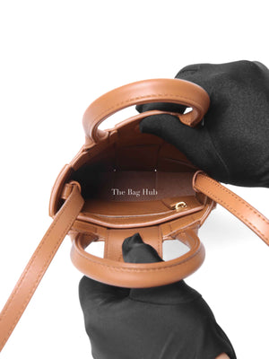 Bottega Veneta Brown Intrecciato Leather Mini Cassette Tote Bag