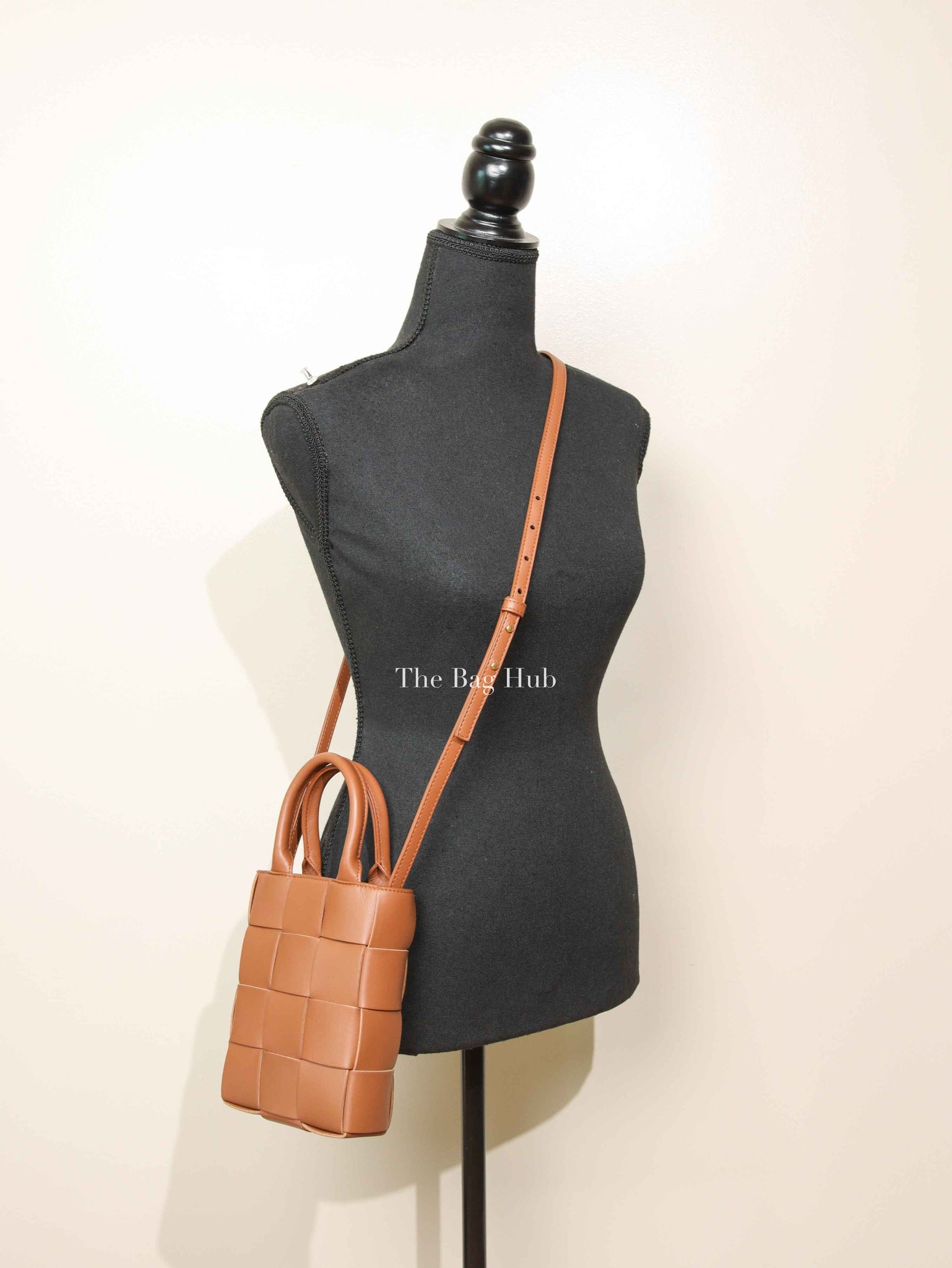 Bottega Veneta Brown Intrecciato Leather Mini Cassette Tote Bag