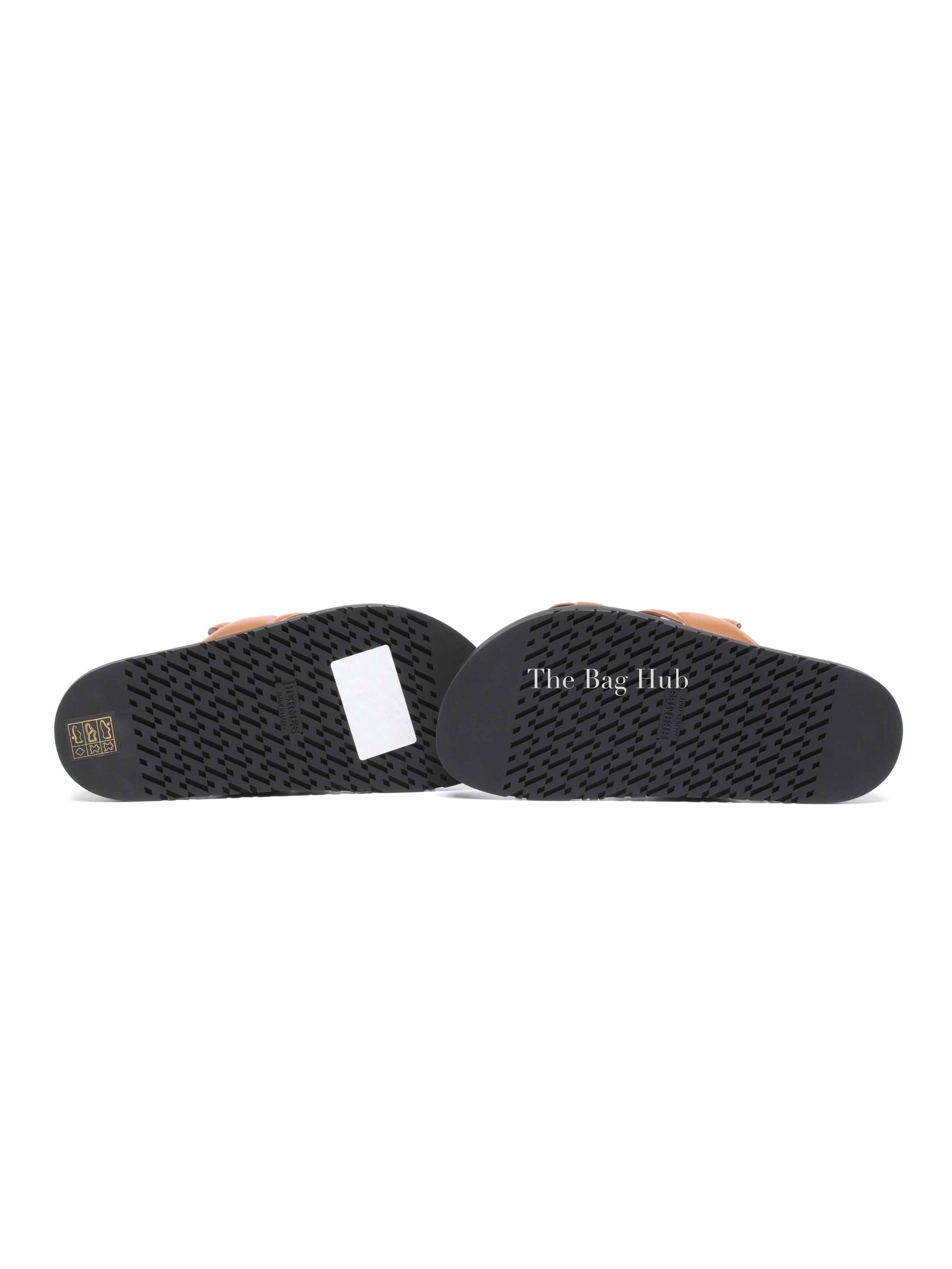 Hermes Gold Leather Extra Sandals Size 34.5