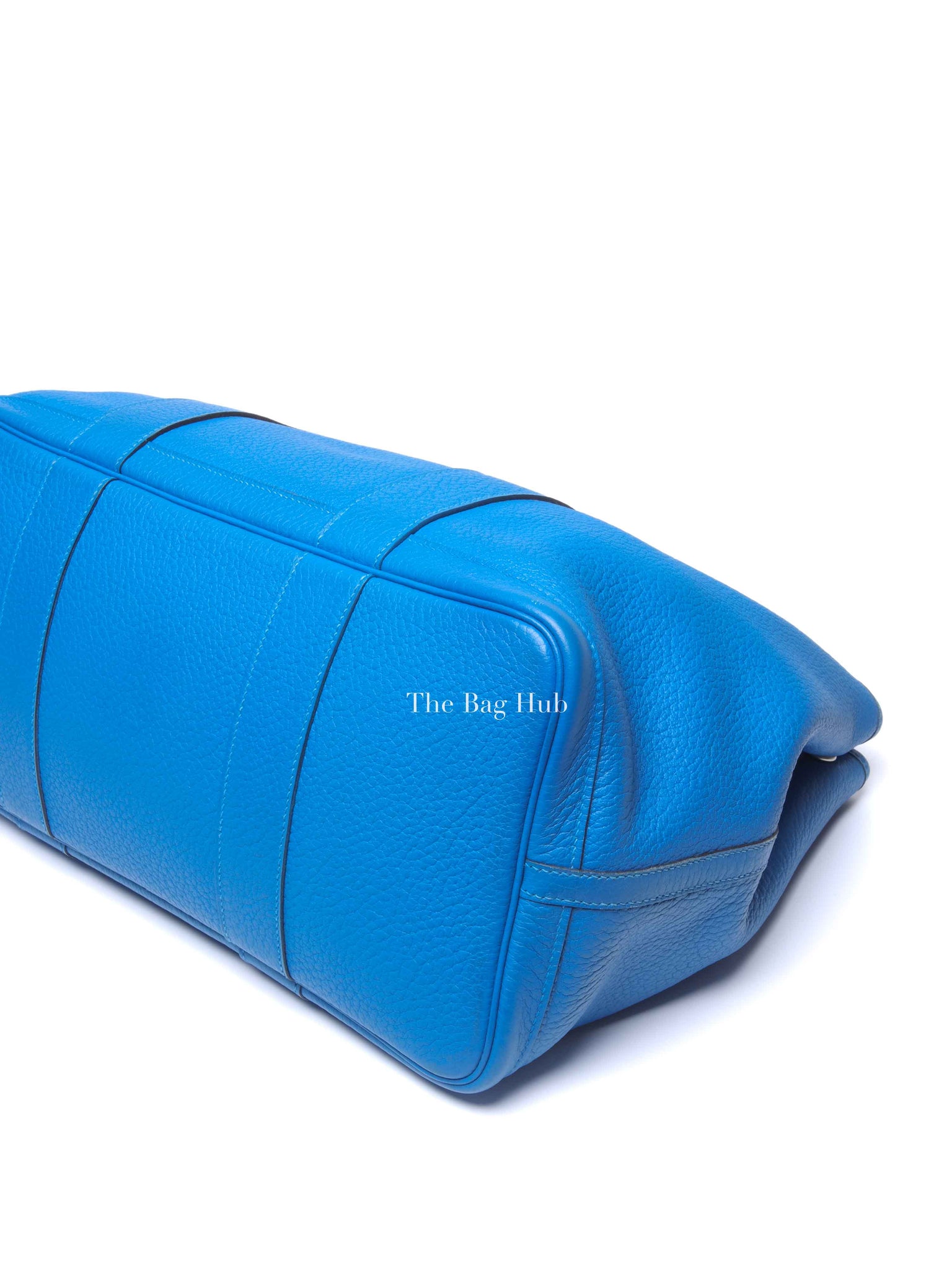 Hermes Bleu Zanzibar Negonda Leather Garden Party 36 Bag