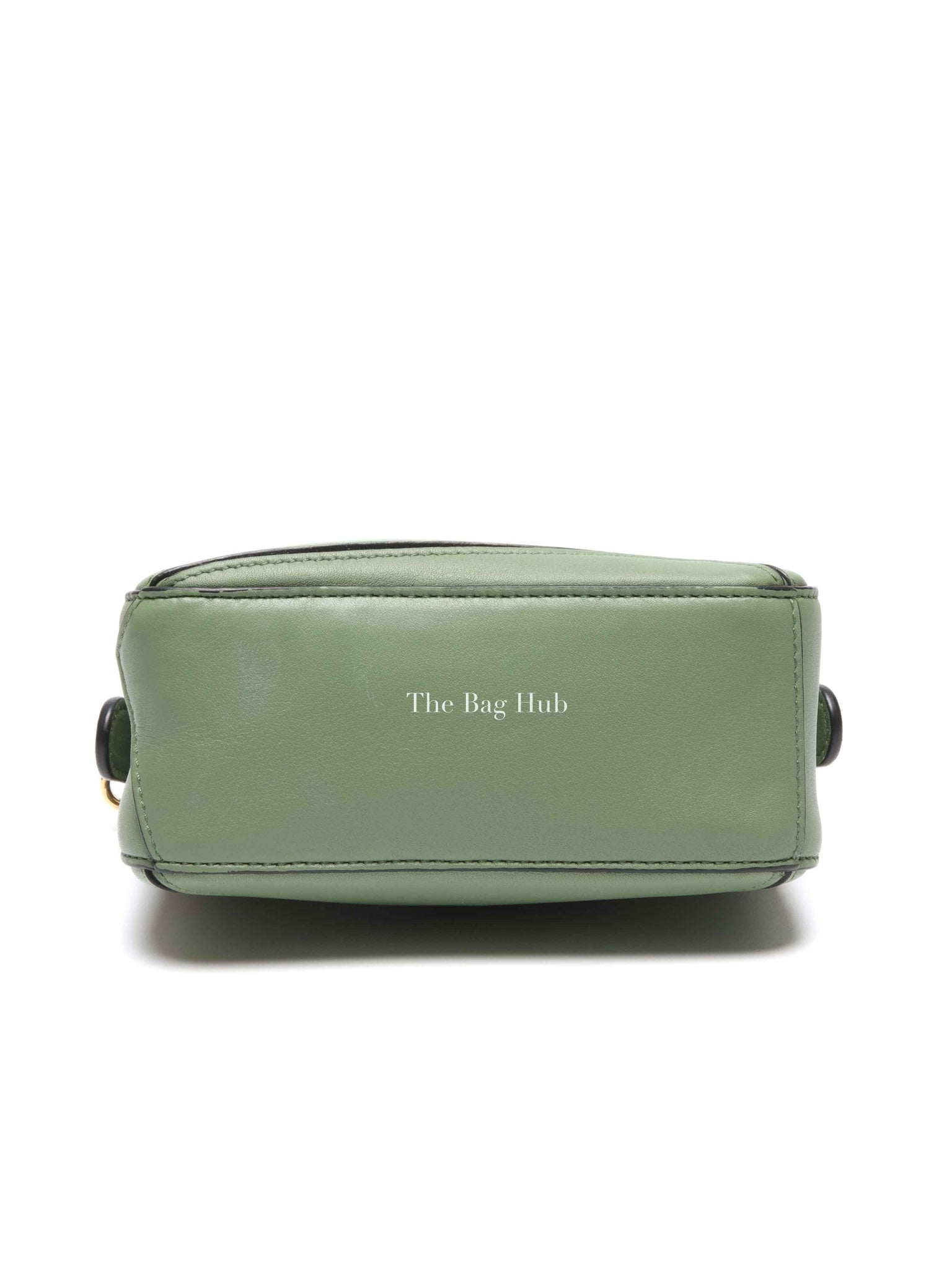 Loewe Green Leather Puzzle Nano Bag