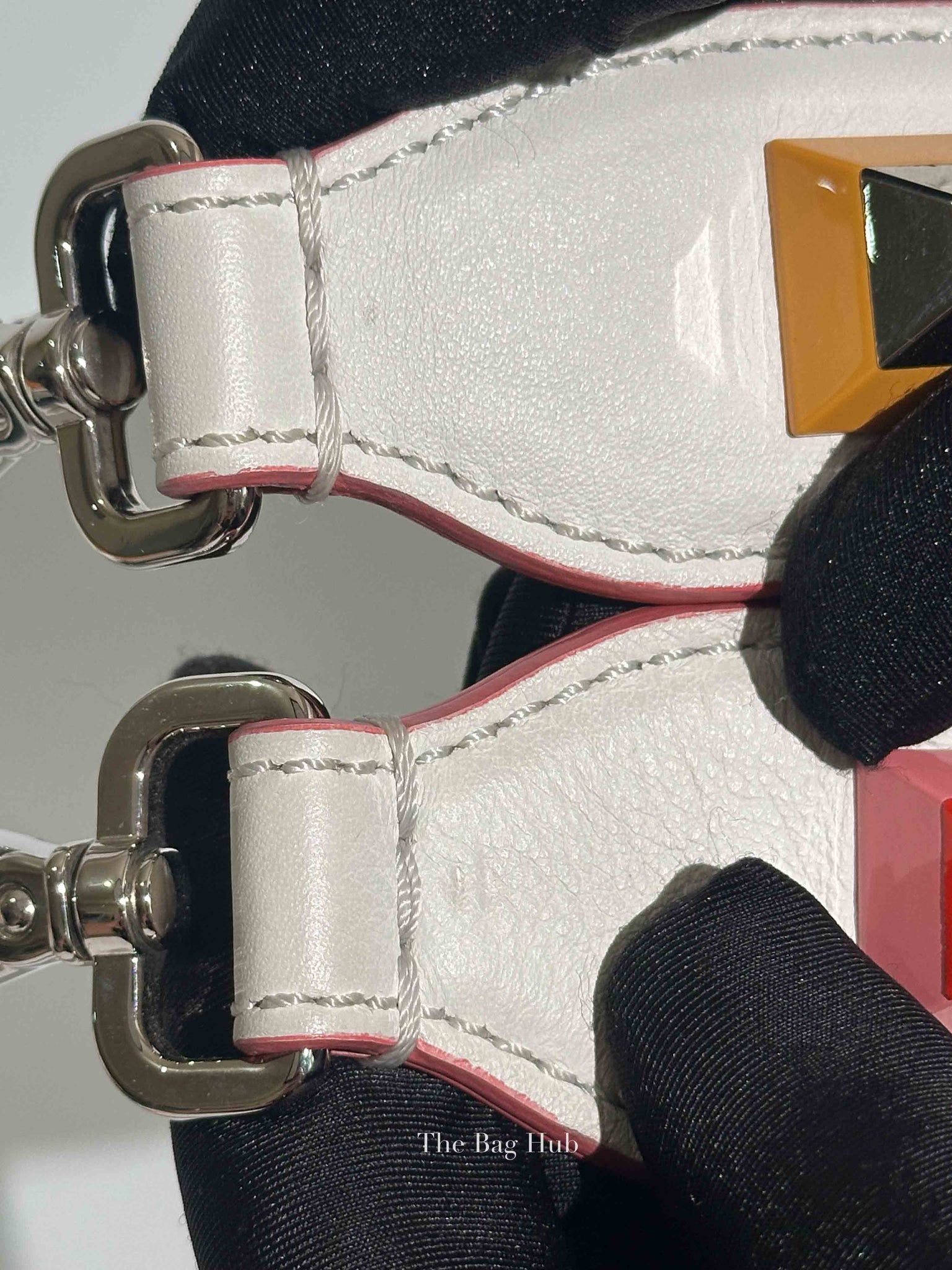 Fendi Multicolor Leather Studded Strap You Shoulder Bag Strap