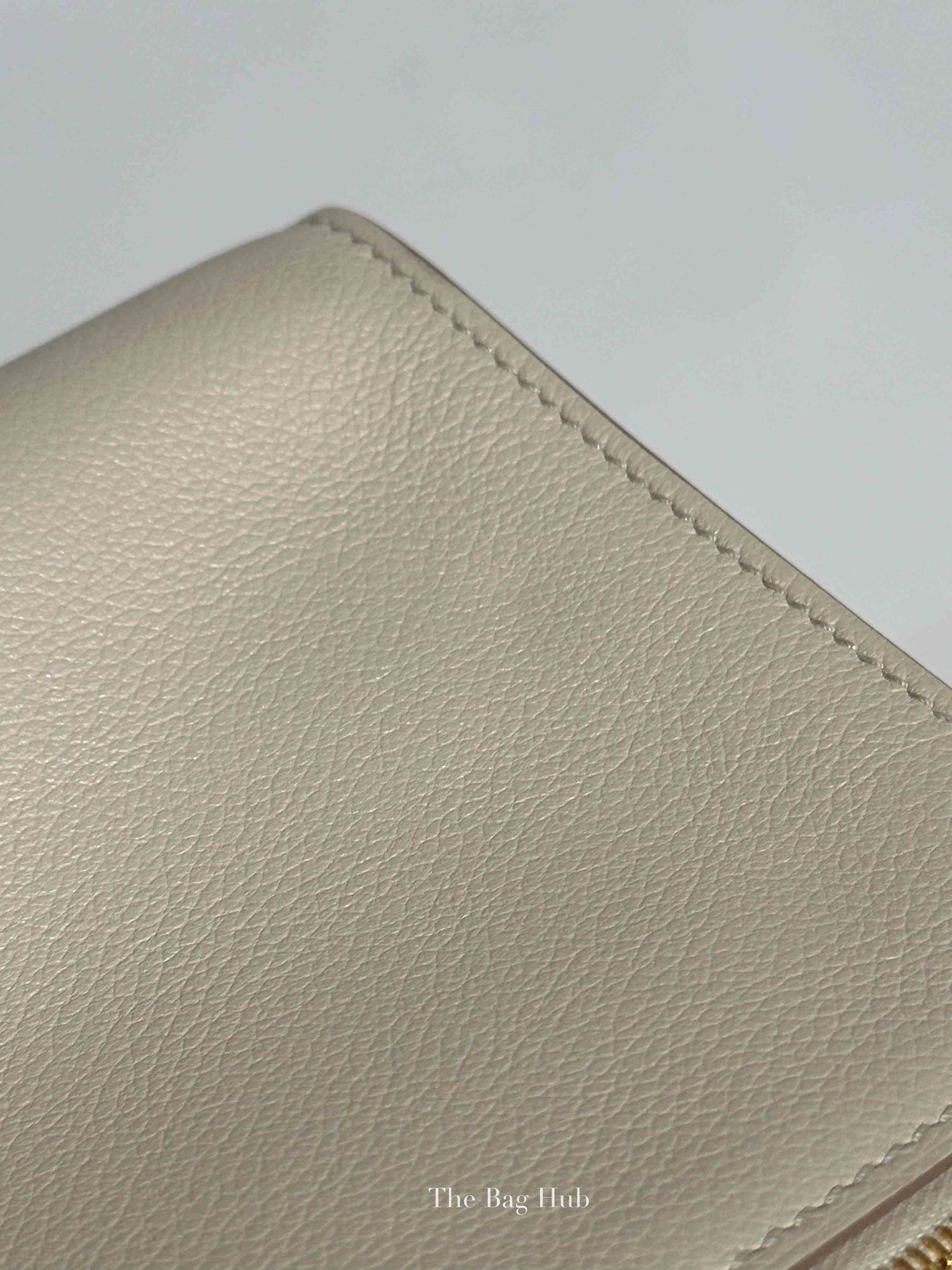 Hermes Craie Leather Zipengco Pouch