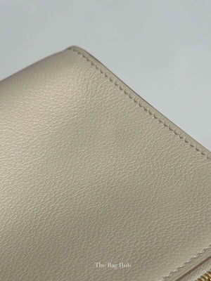 Hermes Craie Leather Zipengco Pouch