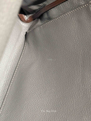 Hermes Etain Clemence Leather Kelly 35 Bag PHW