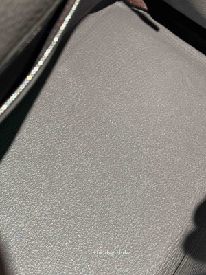 Hermes Etain Clemence Leather Kelly 35 Bag PHW