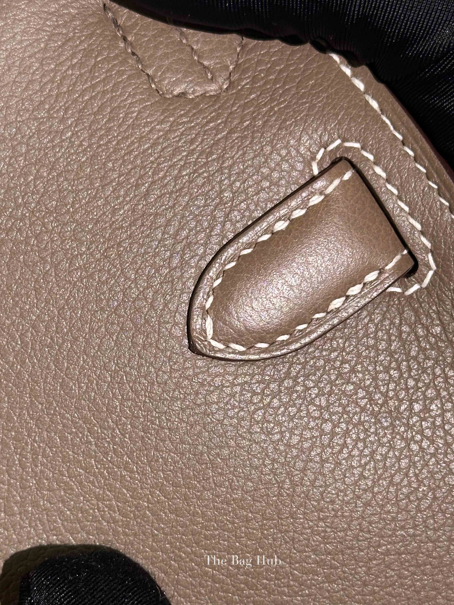 Hermes Etoupe Evercolor Mini Jypsiere Bag GHW