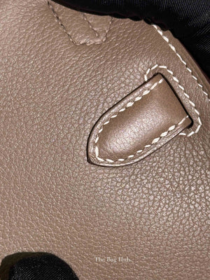Hermes Etoupe Evercolor Mini Jypsiere Bag GHW
