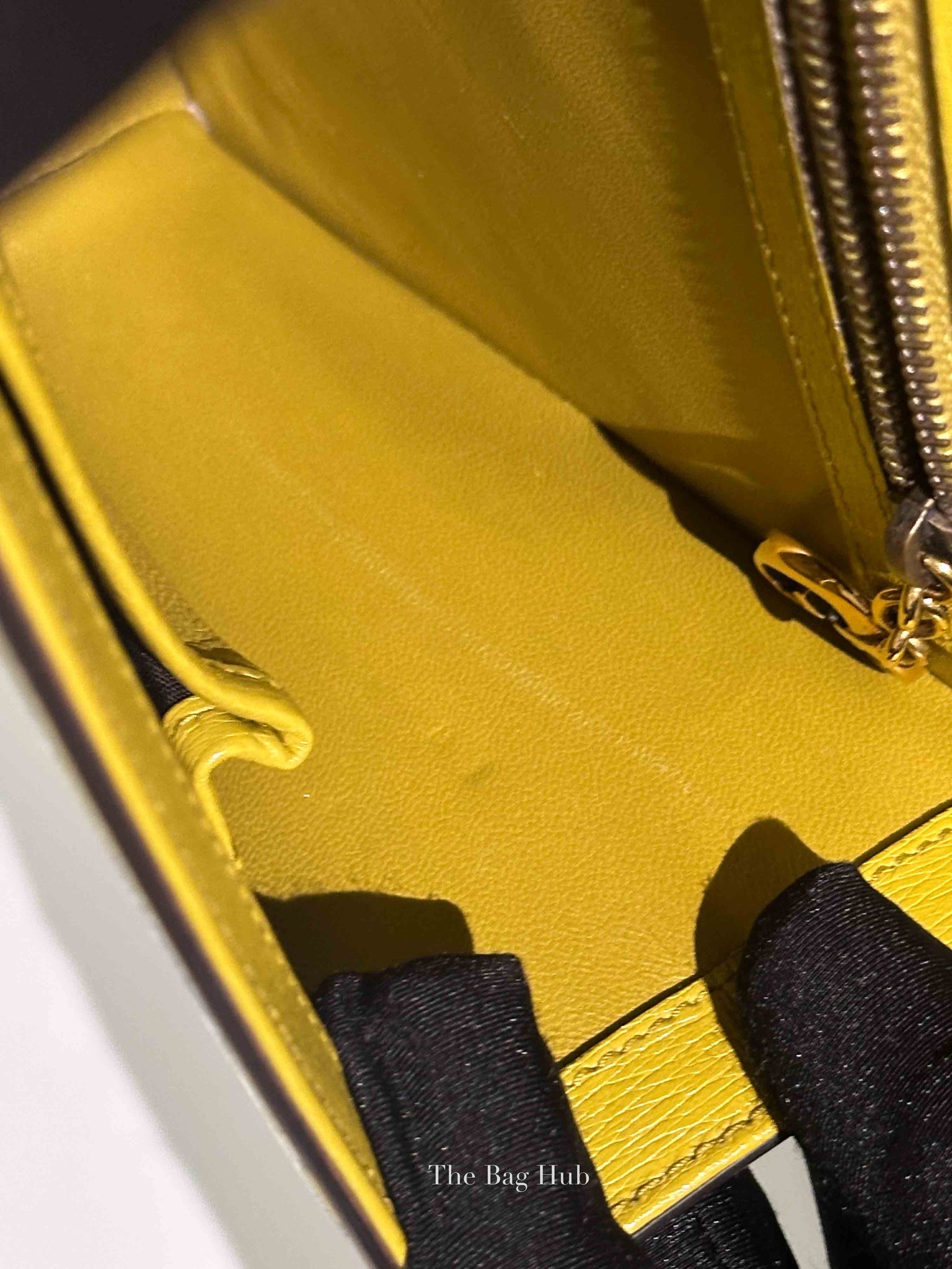 Gucci Blue/Yellow Leather Shanghai Heartbeat Top Handle Bag