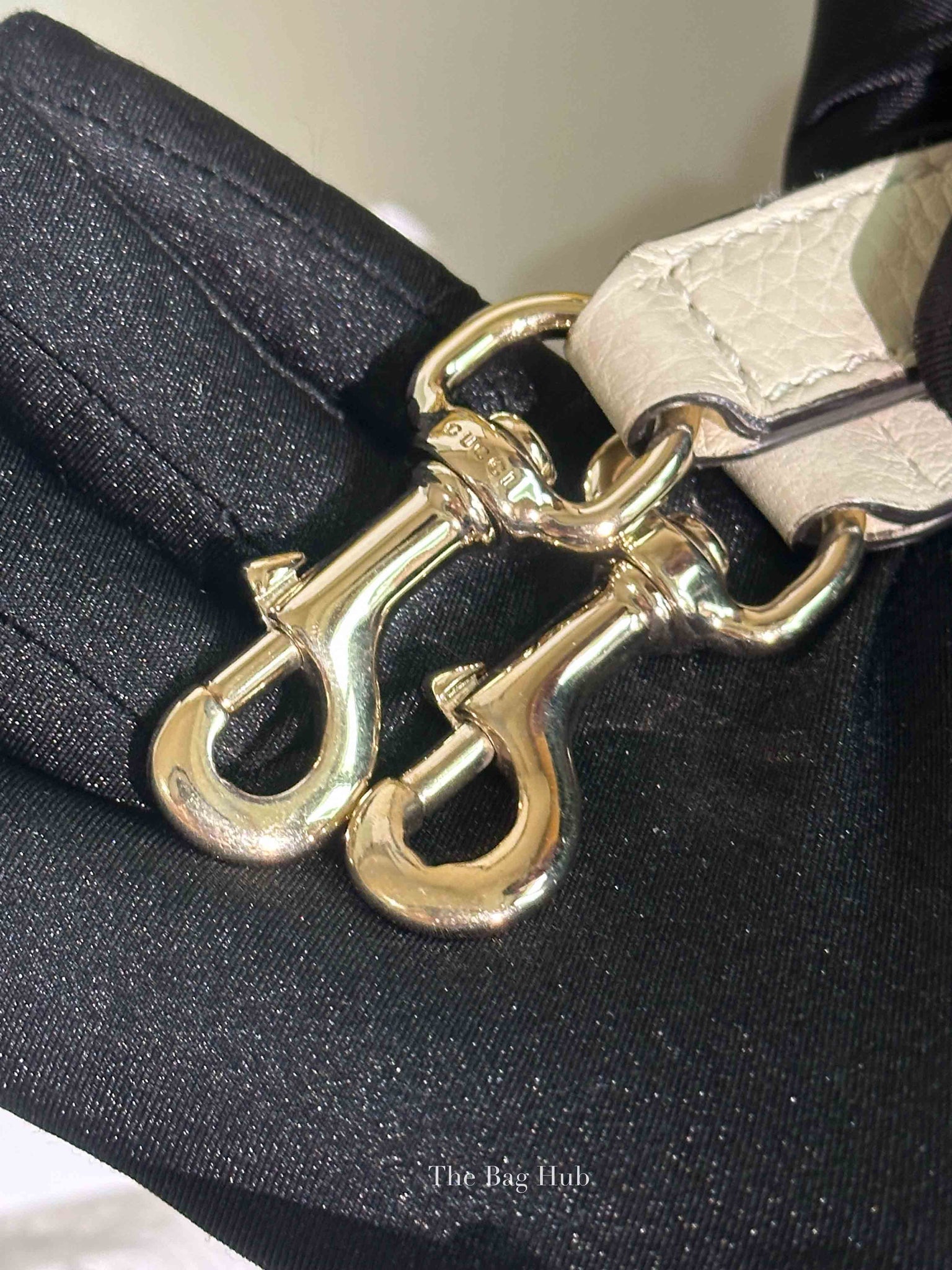 Gucci Blue/Yellow Leather Shanghai Heartbeat Top Handle Bag
