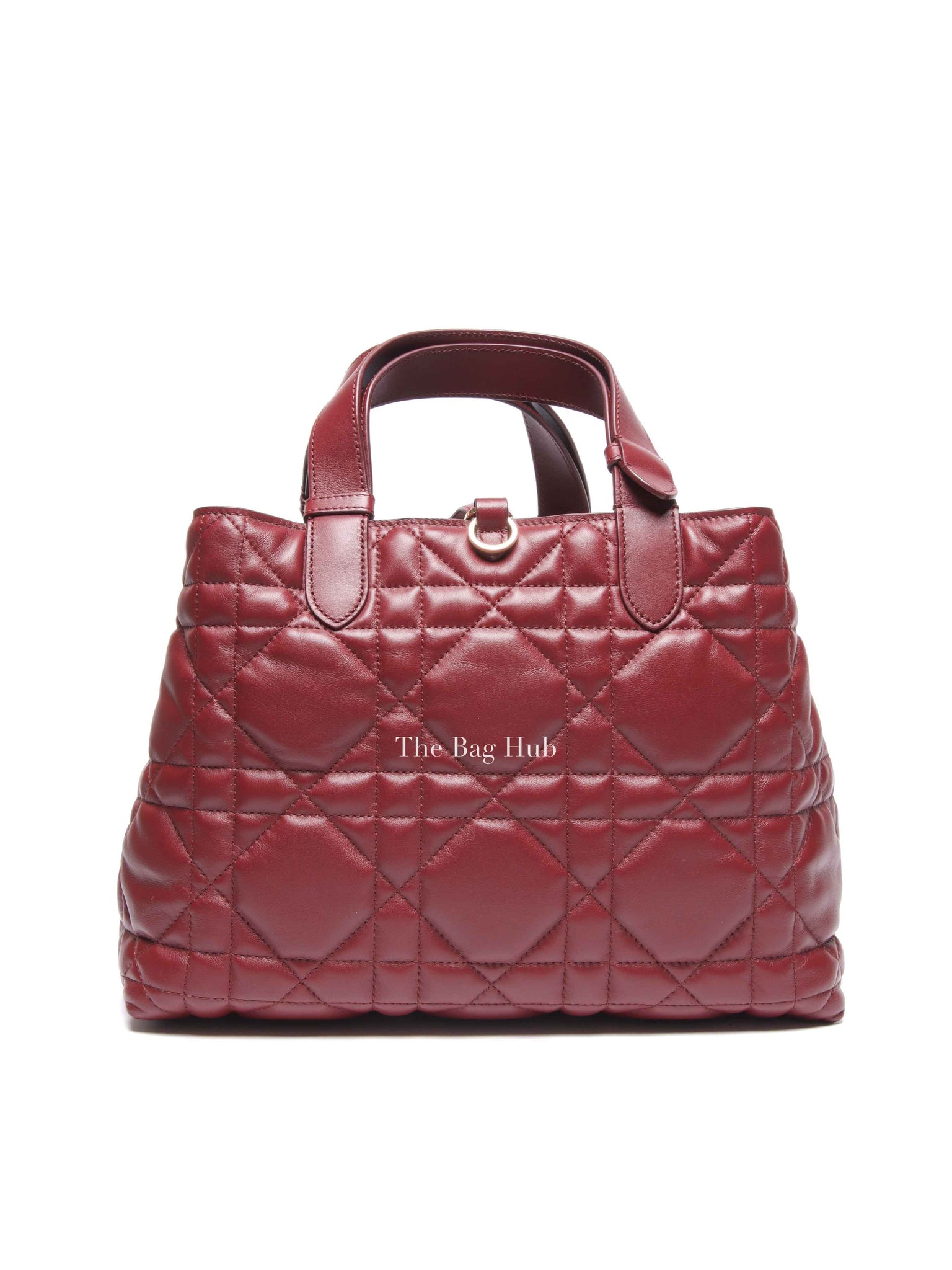 Dior Bordeaux Macrocannage Calfskin Medium Toujours Bag