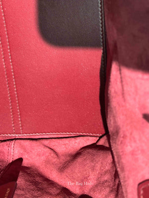Dior Bordeaux Macrocannage Calfskin Medium Toujours Bag