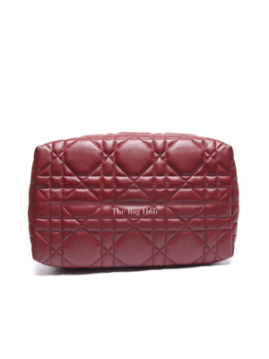 Dior Bordeaux Macrocannage Calfskin Medium Toujours Bag
