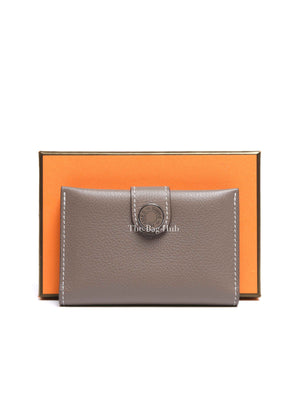 Hermes Etoupe Evercolor Calfskin R.M.S Card Holder