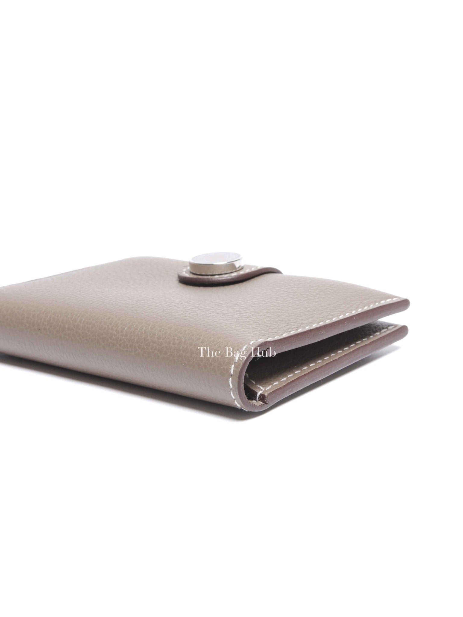 Hermes Etoupe Evercolor Calfskin R.M.S Card Holder
