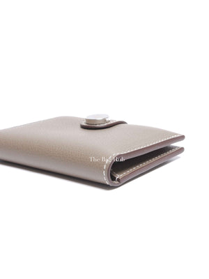 Hermes Etoupe Evercolor Calfskin R.M.S Card Holder