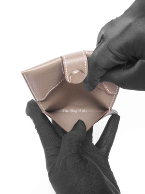 Hermes Etoupe Evercolor Calfskin R.M.S Card Holder