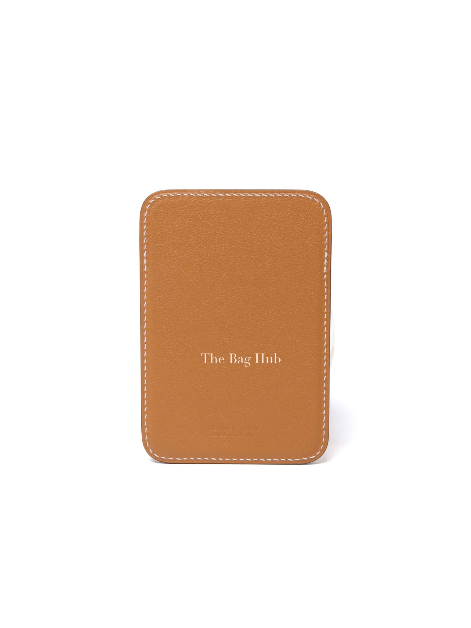 Hermes Gold/Blue/Orange Swift Faubourg MagSafe Card Holder