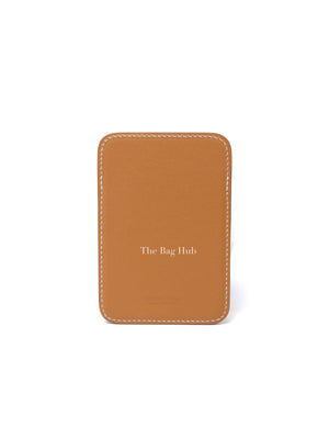 Hermes Gold/Blue/Orange Swift Faubourg MagSafe Card Holder