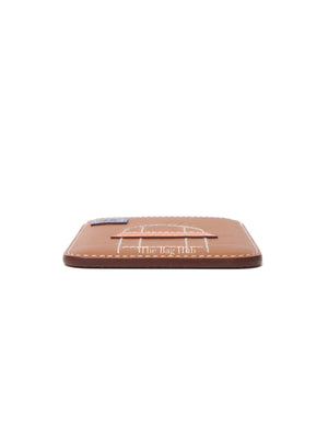 Hermes Gold/Blue/Orange Swift Faubourg MagSafe Card Holder