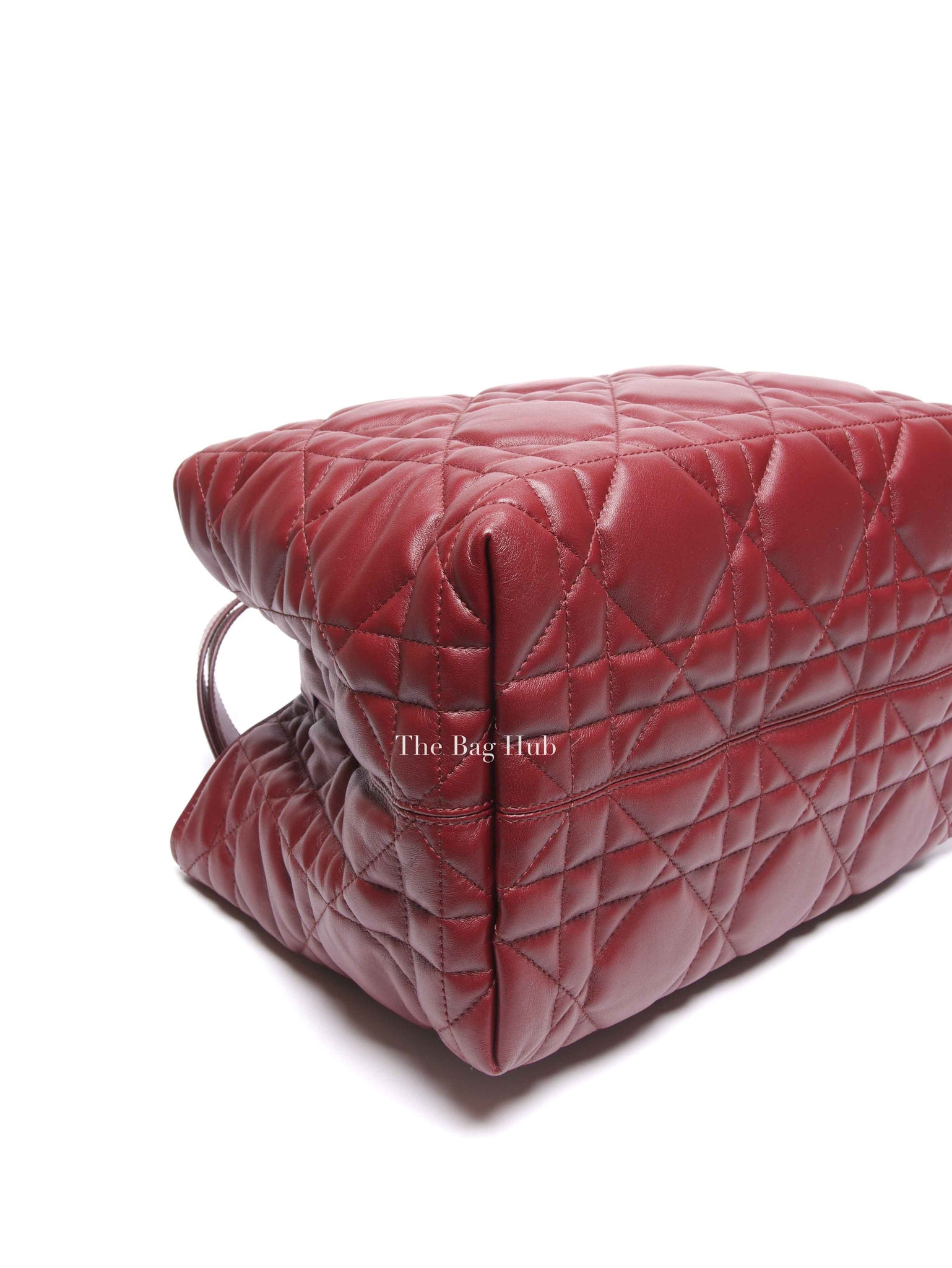 Dior Bordeaux Macrocannage Calfskin Medium Toujours Bag