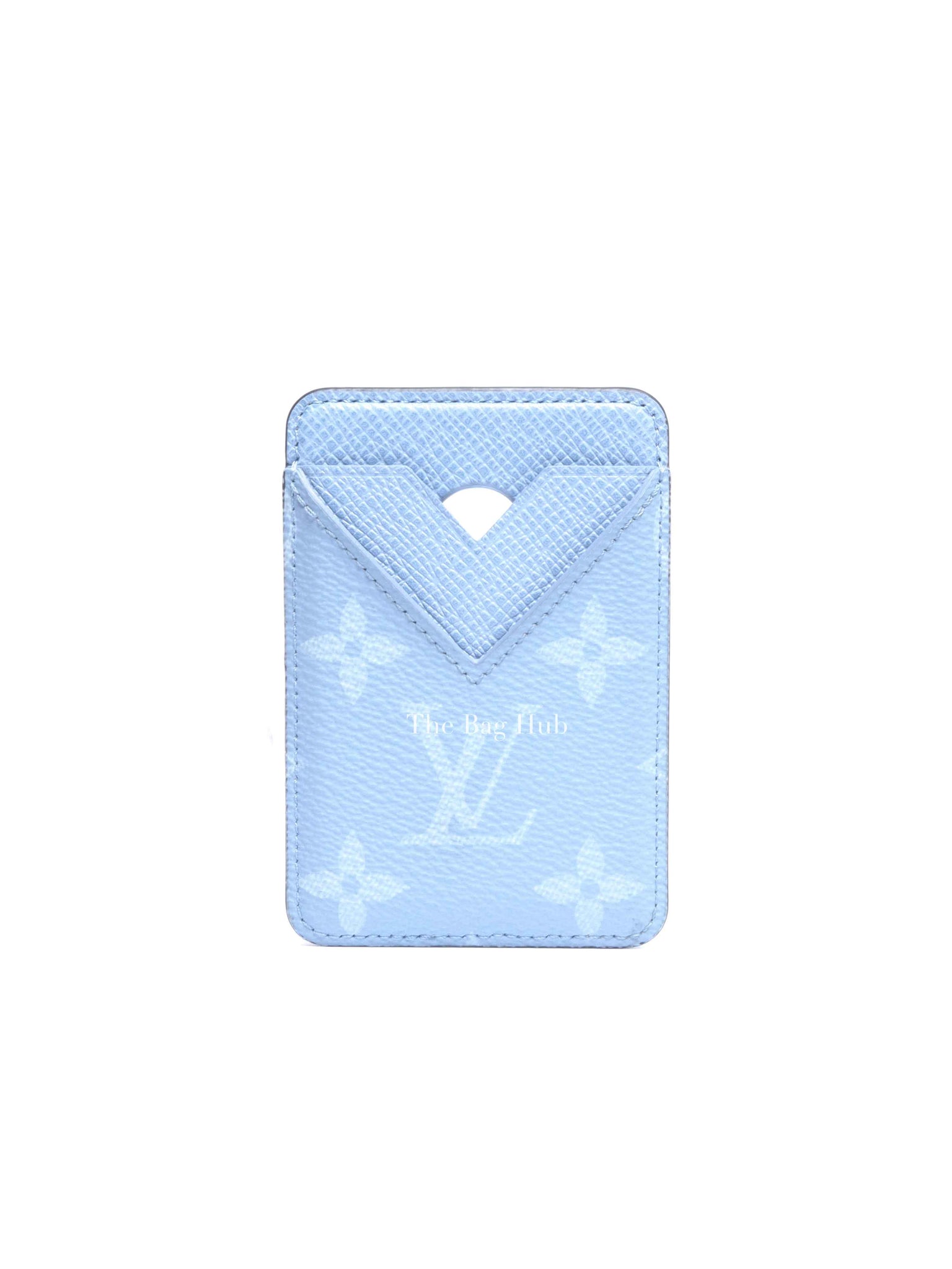 Louis Vuitton Sky Blue Taigarama Porte-Cartes Magnet Card Holder