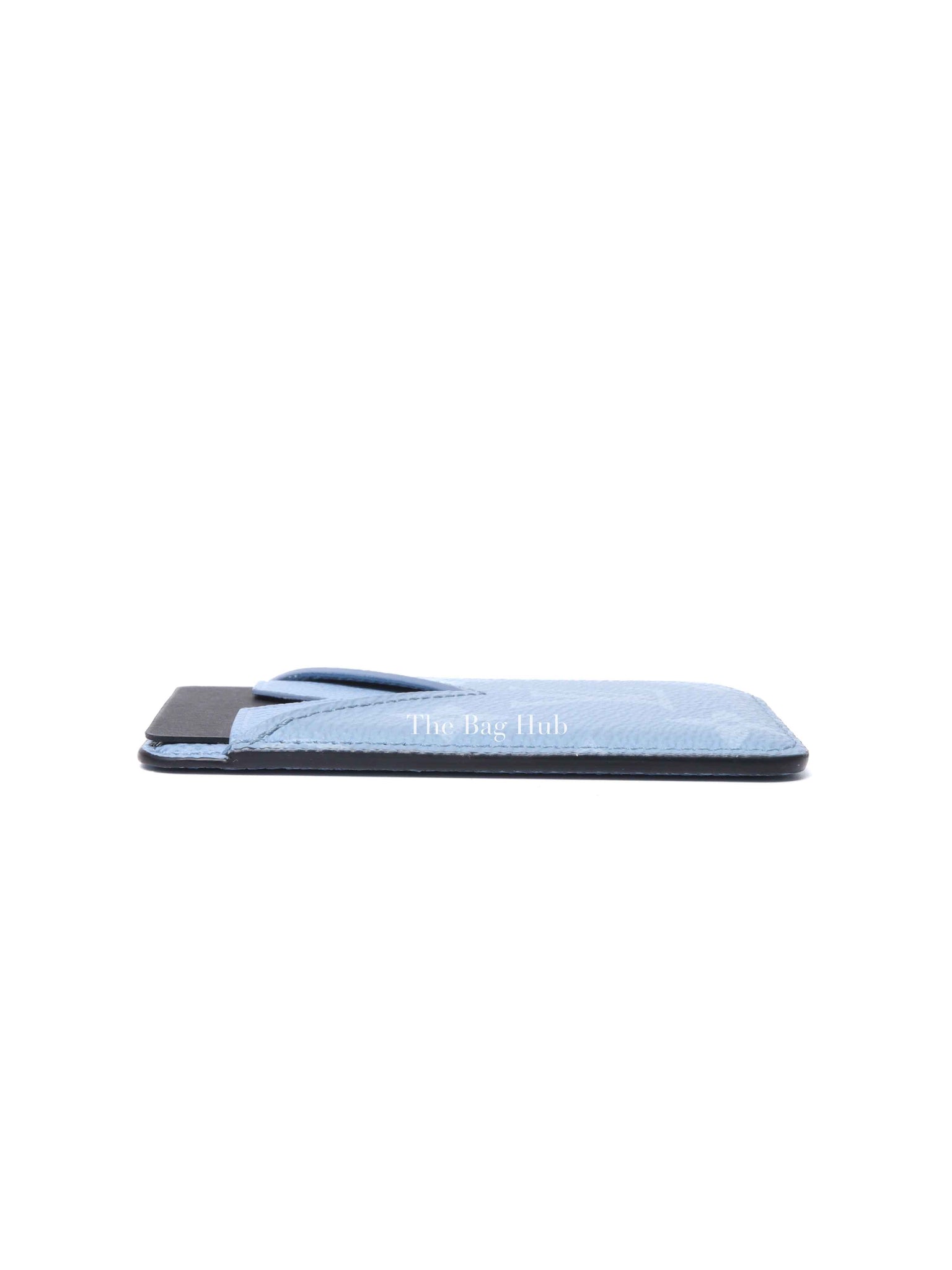 Louis Vuitton Sky Blue Taigarama Porte-Cartes Magnet Card Holder