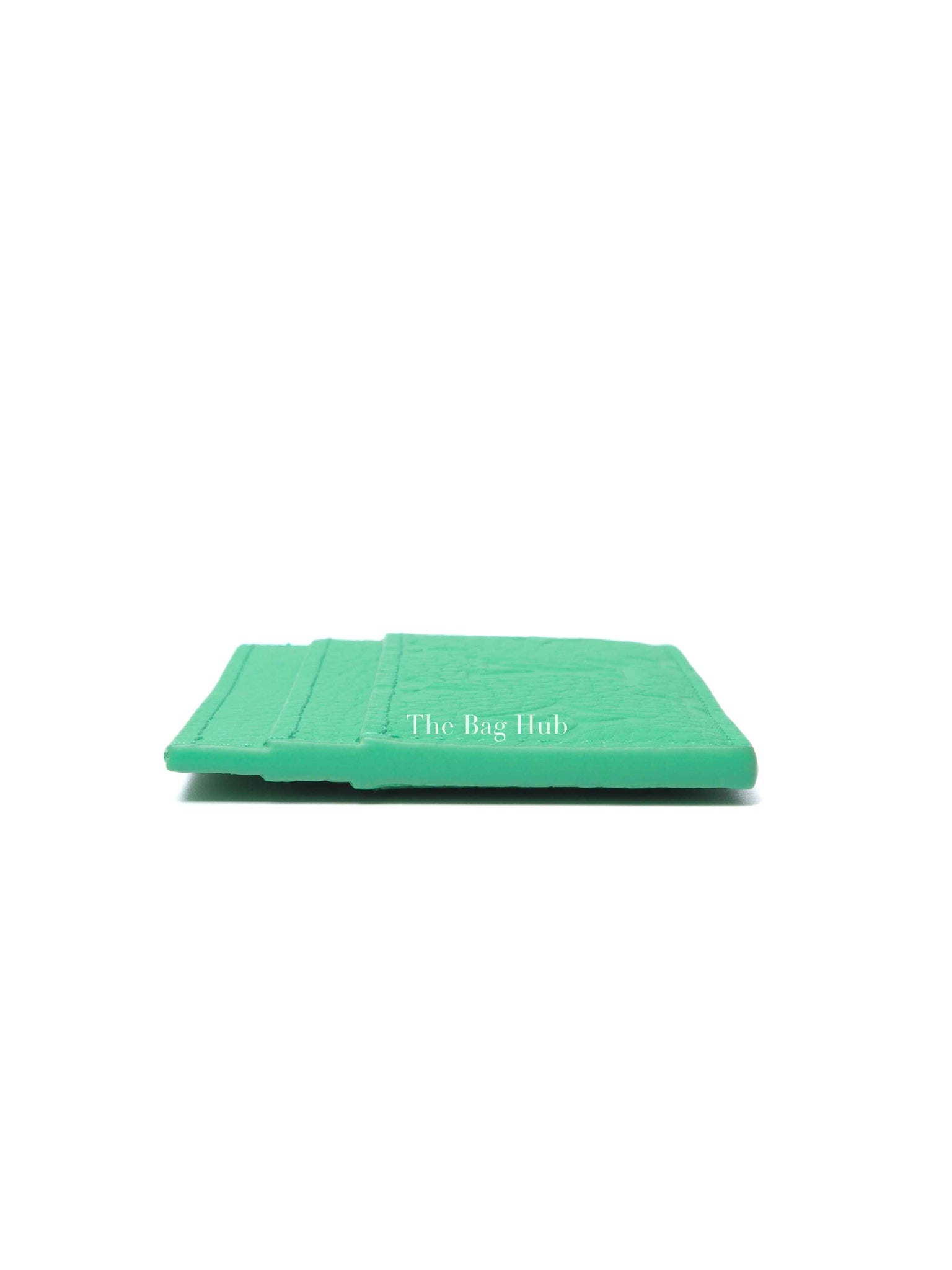 Louis Vuitton Bamboo Green Taurillon Monogram Leather Double Card Holder