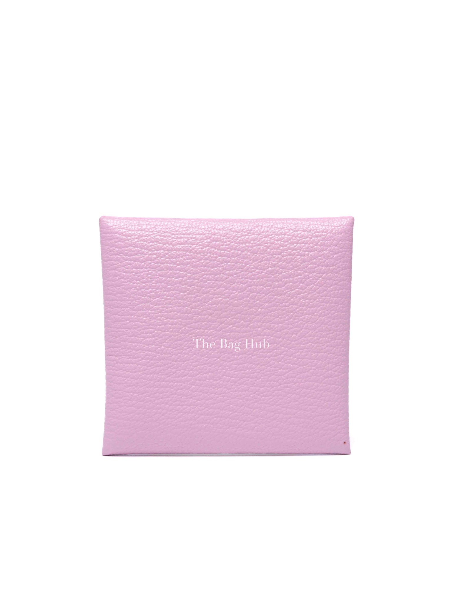 Hermes Mauve Sylvestre Leather Bastia Coin Purse