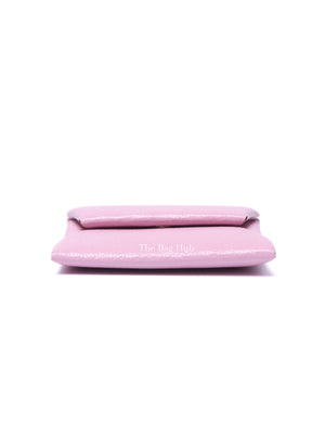 Hermes Mauve Sylvestre Leather Bastia Coin Purse