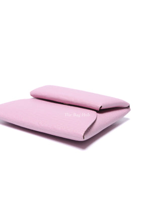 Hermes Mauve Sylvestre Leather Bastia Coin Purse