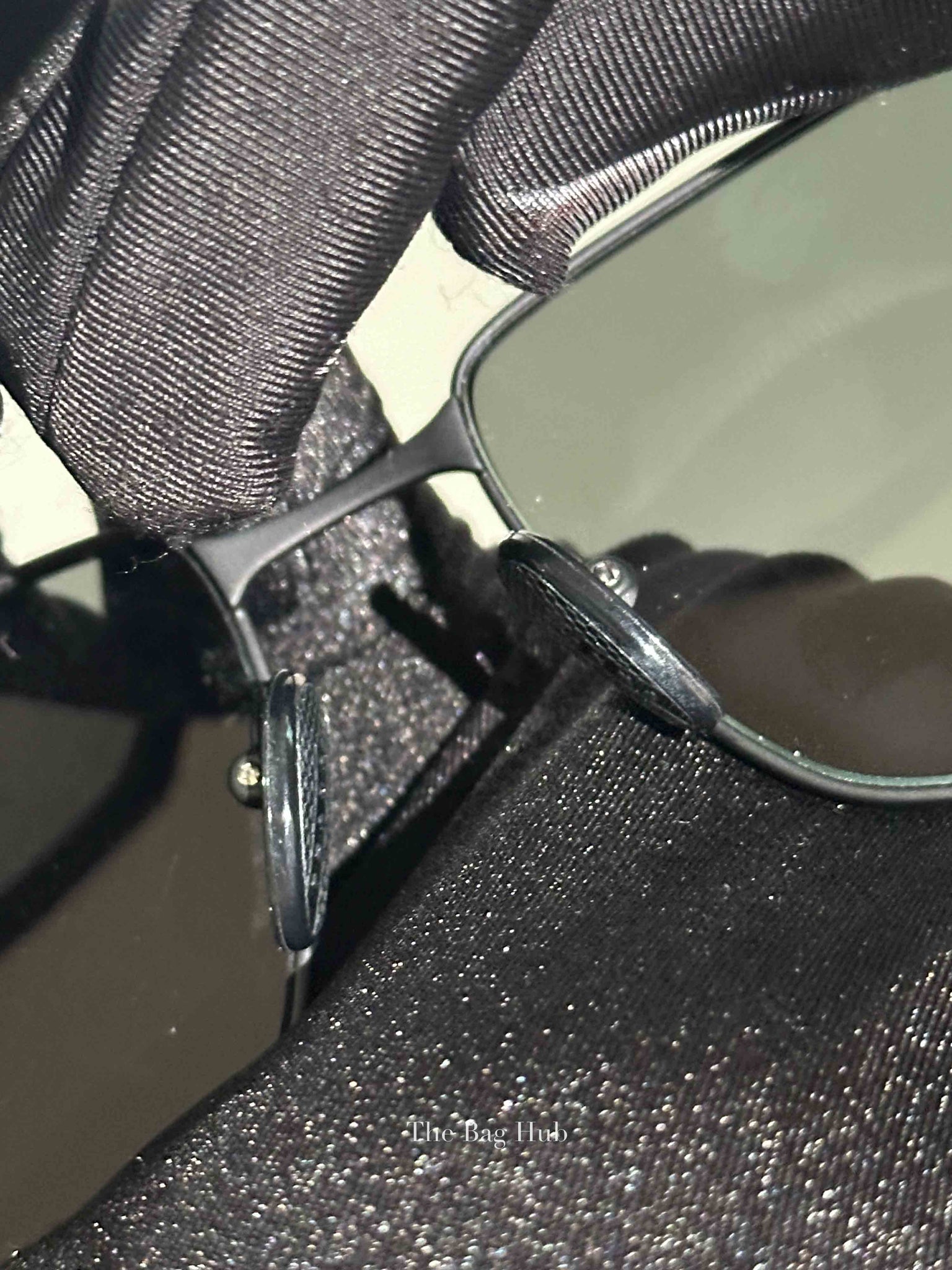 Prada Black/Red Acetate Linea Rosa Sunglasses
