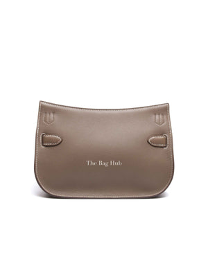 Hermes Etoupe Evercolor Mini Jypsiere Bag GHW