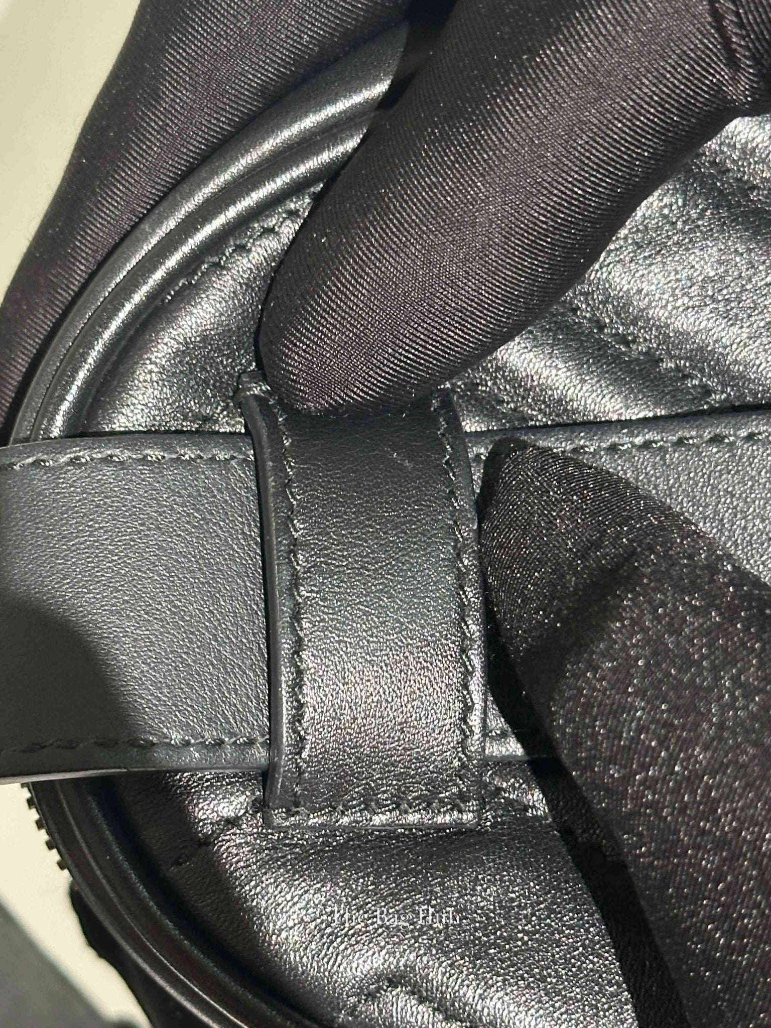 Gucci Black Calfskin Matelasse GG Marmont Belt Bag GHW