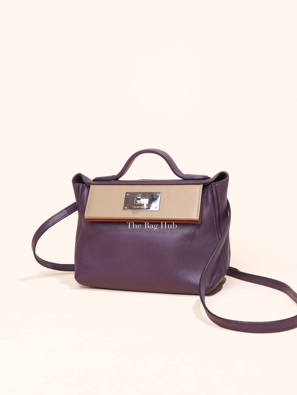 Hermes Cassis/Chai/Cuivre Evercolor/Swift 24/24 21 Bag PHW