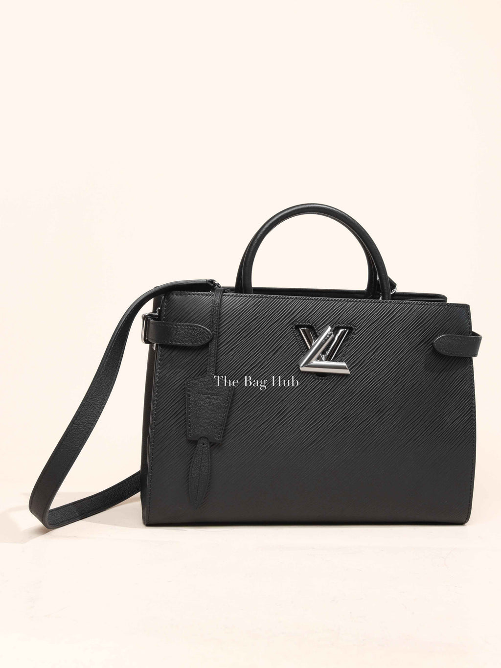 Louis Vuitton Noir Epi Leather Twist Tote Medium Bag