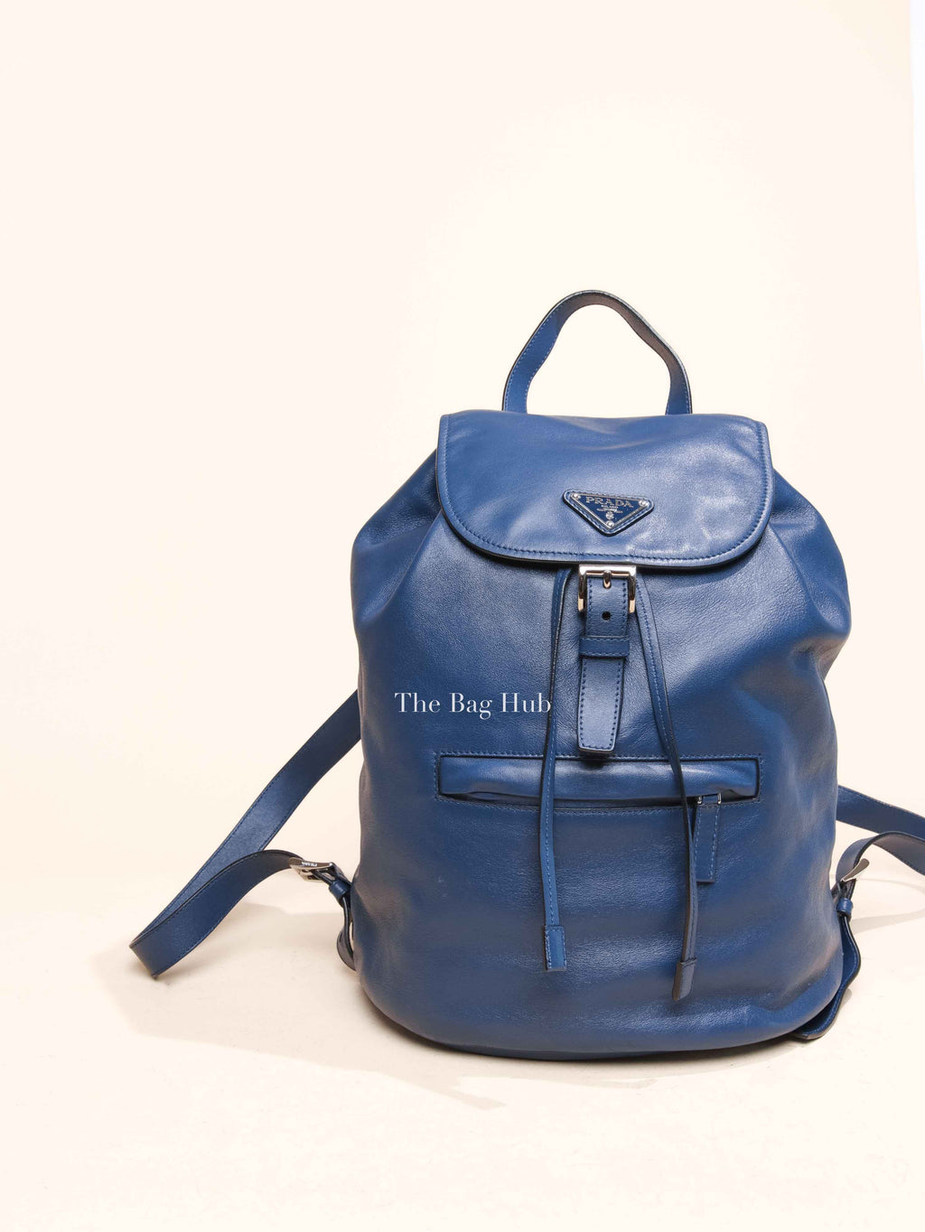 Prada Bluette Soft Calf Backpack 1BZ032