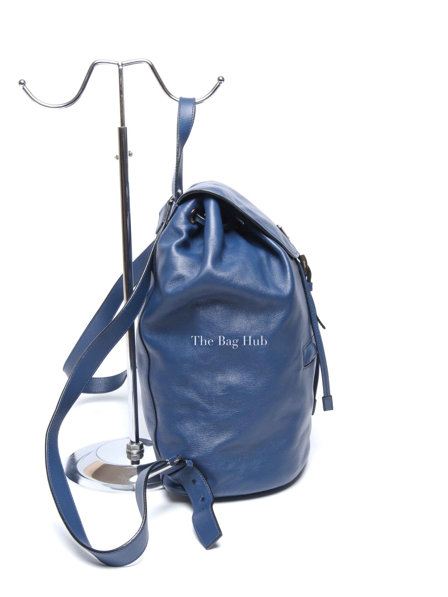 Prada Bluette Soft Calf Backpack 1BZ032