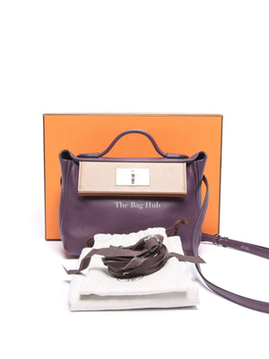 Hermes Cassis/Chai/Cuivre Evercolor/Swift 24/24 21 Bag PHW