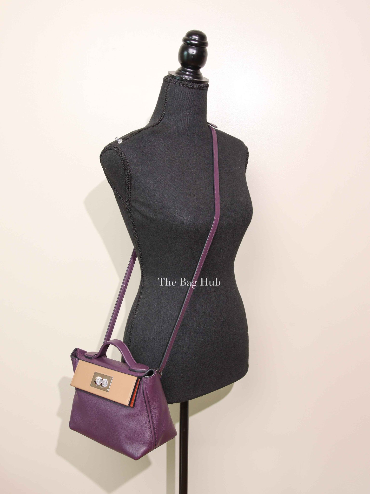 Hermes Cassis/Chai/Cuivre Evercolor/Swift 24/24 21 Bag PHW