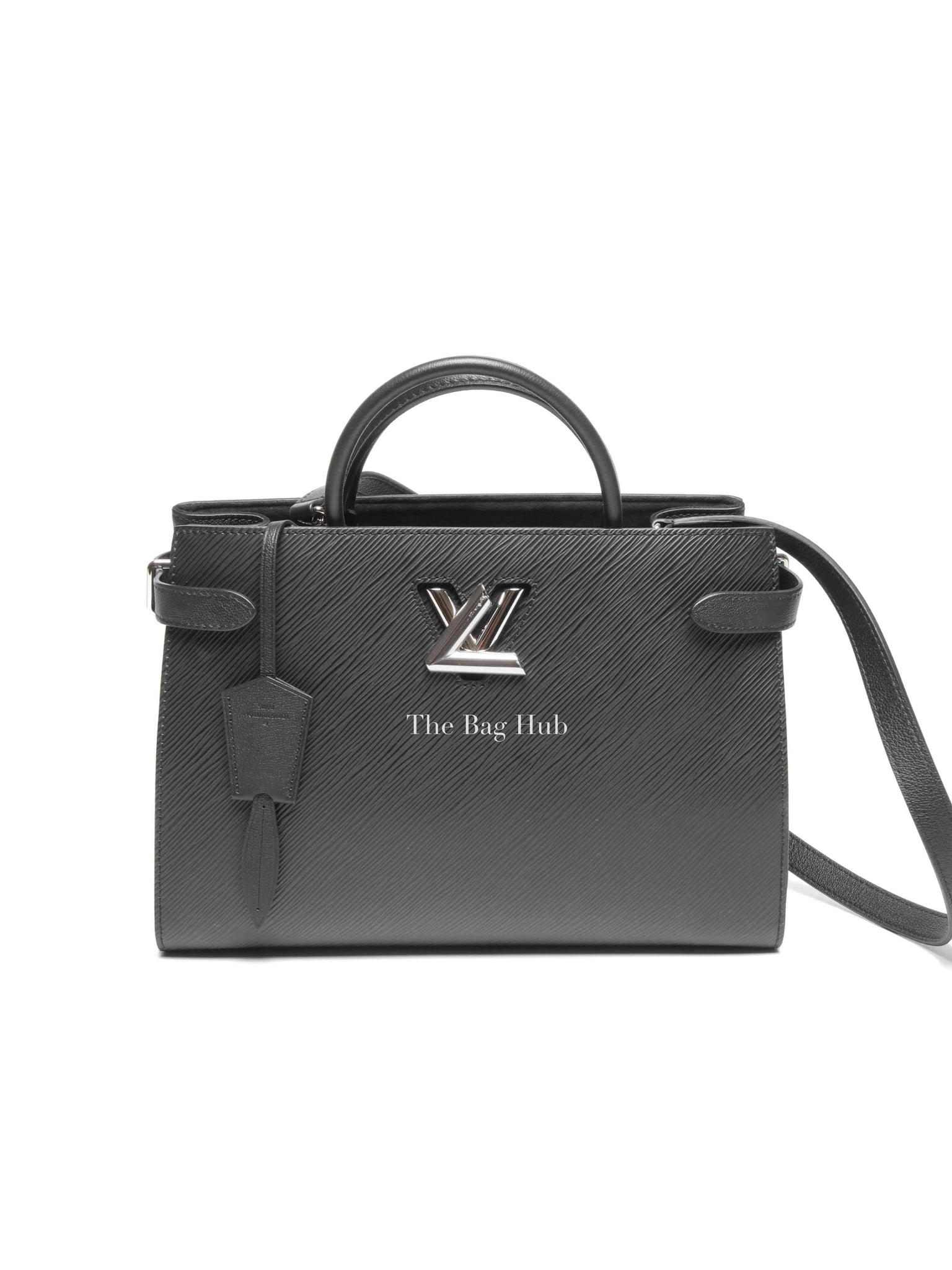 Louis Vuitton Noir Epi Leather Twist Tote Medium Bag