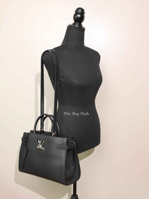 Louis Vuitton Noir Epi Leather Twist Tote Medium Bag