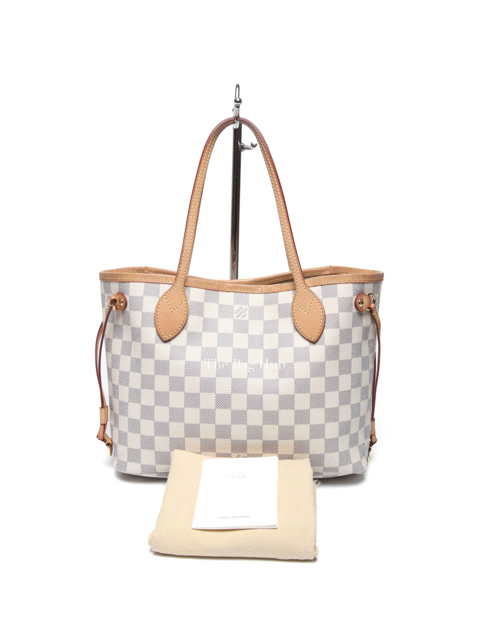 Louis Vuitton Damier Azur Canvas Neverfull PM Bag